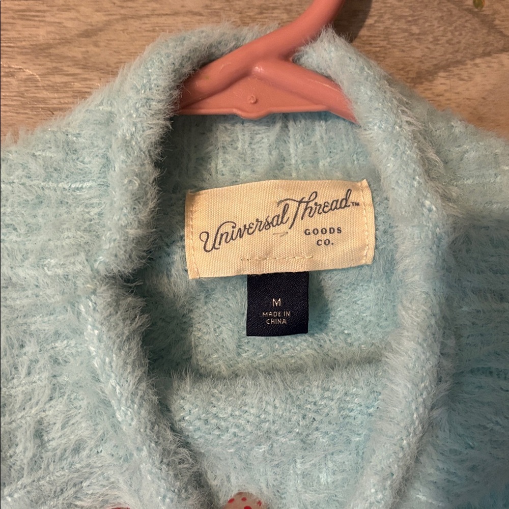 Universal Thread Light Blue Cowl Neck Sweater - image 2